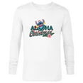 thumbnail image 1 of Disney Stitch Aloha Christmas Holiday Standard - Long Sleeve T-Shirt for Men – Customized-White, 1 of 5