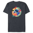 thumbnail image 1 of Disney Stitch Aloha Island Vibes - Short Sleeve Blended T-Shirt for Adults - Customized-Navy Heather, 1 of 5