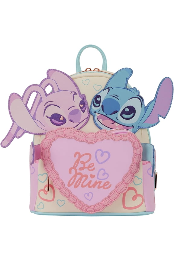 Disney Stitch & Angel Be Mine Valentine Mini Backpack Loungefly
