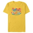thumbnail image 1 of Disney Stitch & Angel Beach Vibes Hawai'i Surfin' Sweeties - Short Sleeve Blended T-Shirt for Adults - Customized-Yellow, 1 of 5