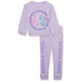 thumbnail image 1 of Disney Stitch & Angel Front & Back Sweatshirt & Jogger Set, 1 of 1