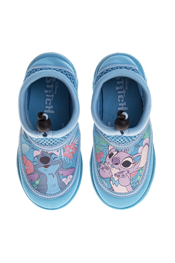 Stitch and Angel Girls Dual Sizes Watershoes. (Toddler Little Kids), Blue, Size: 506