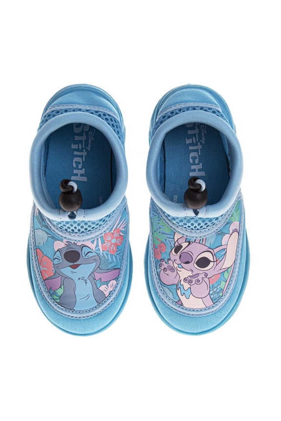 Stitch and Angel Girls Dual Sizes Watershoes. (Toddler Little Kids), Blue, Size: 910