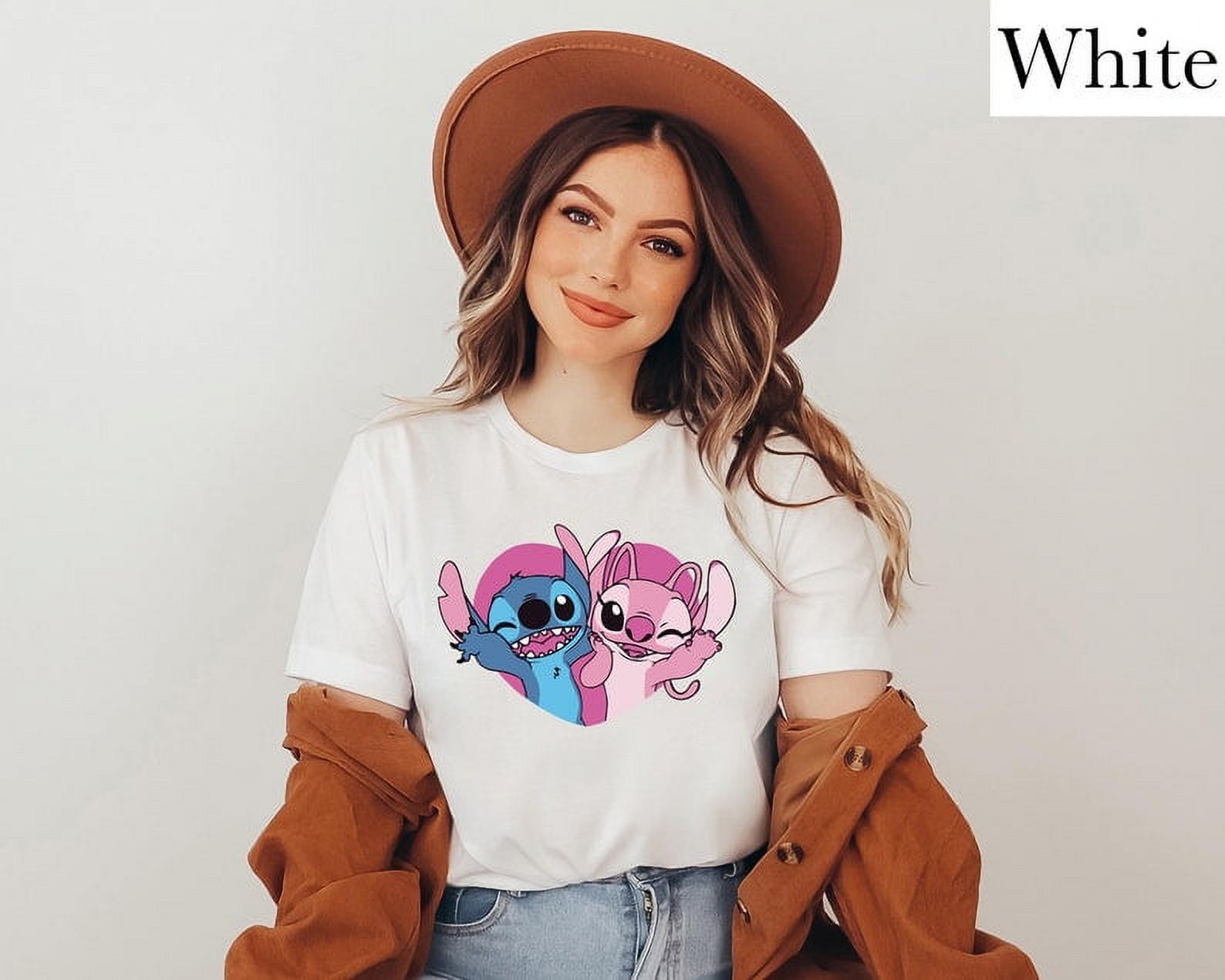 Disney Stitch & Angel Tee, - Walmart.com