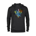 thumbnail image 1 of Disney Stitch Angry and Easily Distracted - Pullover Hoodie for Adults - Customized-Black, 1 of 5