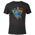 thumbnail image 1 of Disney Stitch Angry and Easily Distracted - Short Sleeve Blended T-Shirt for Adults - Customized-Black, 1 of 5