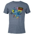 thumbnail image 1 of Disney Stitch Angry and Easily Distracted - Short Sleeve Blended T-Shirt for Adults - Customized-Navy Heather, 1 of 5