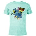 thumbnail image 1 of Disney Stitch Angry and Easily Distracted - Short Sleeve Blended T-Shirt for Adults - Customized-Ocean Blue, 1 of 5