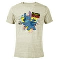 thumbnail image 1 of Disney Stitch Angry and Easily Distracted - Short Sleeve Blended T-Shirt for Adults - Customized-Yellow, 1 of 5