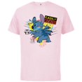 thumbnail image 1 of Disney Stitch Angry and Easily Distracted - Short Sleeve Cotton T-Shirt for Adults - Customized-Soft Pink, 1 of 5
