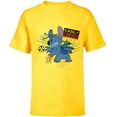 thumbnail image 1 of Disney Stitch Angry and Easily Distracted - Short Sleeve T-Shirt for Kids - Customized-Yellow, 1 of 5