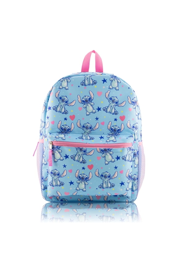 Disney Stitch Backpack for Kids Stitch Bookbag for Girls, Boys, Unisex Toddler Travel Bag, Cute Lightweight Bag for School Ages 3+