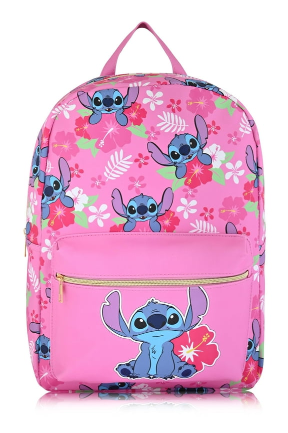 Stitch Backpack for Women, Men, Unisex Cute PU Leather Large Stitch Backpack Purse Shoulder Purse | Stitch Bag and Stitch Accessories