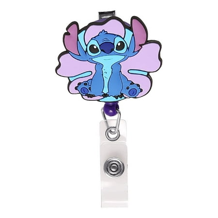 Disney-Stitch Badge Retractable Reel, 24"