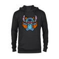 thumbnail image 1 of Disney Stitch Bat Halloween Costume - Pullover Hoodie for Adults - Customized-Black, 1 of 5