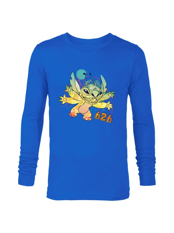 Stitch Beach Vibes 626 Alien Fun in the Sun - Long Sleeve T-Shirt for Men - Customized-Navy