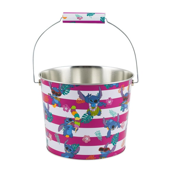 Disney Stitch Beverage Bucket 9" x 7", Party Favors, Pink