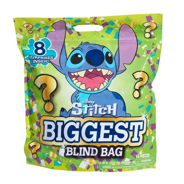 Disney Stitch Giant Mystery Pack, Biggest Blind Bag Ever with 8