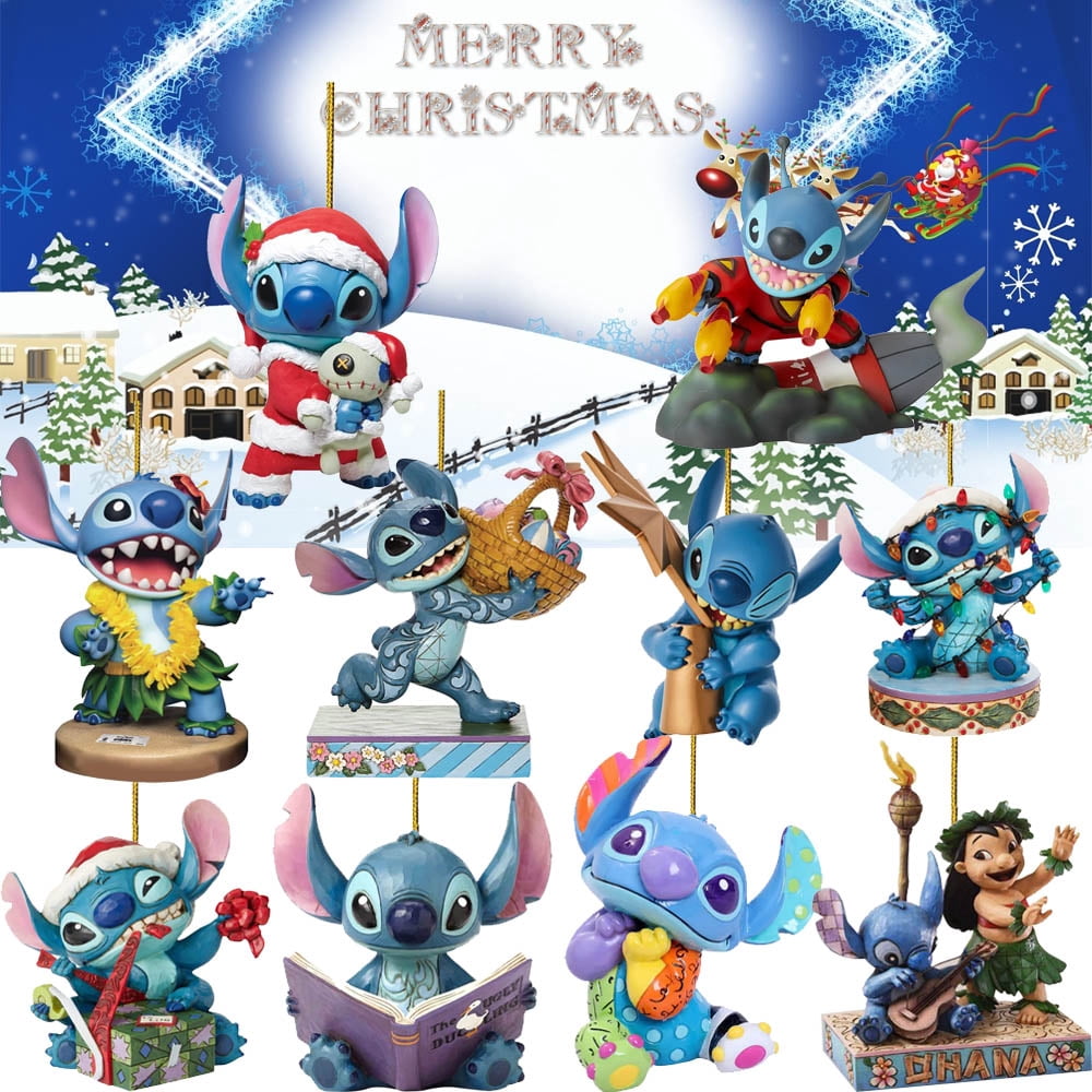 Disney Stitch Christmas Tree Ornament Cute Cartoon Christmas Hanging