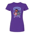 thumbnail image 1 of Disney - Stitch Collegiate Group - Juniors Fitted Short Sleeve Graphic T-Shirt, 1 of 3