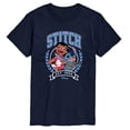 thumbnail image 1 of Disney - Stitch Collegiate Group - Men's Short Sleeve Graphic T-Shirt, 1 of 4