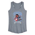 thumbnail image 1 of Disney - Stitch Collegiate Group - Women's Any Way Short Sleeve Graphic Dress, 1 of 3