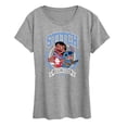 thumbnail image 1 of Disney - Stitch Collegiate Group - Women's Short Sleeve Graphic T-Shirt, 1 of 4