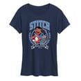 thumbnail image 1 of Disney - Stitch Collegiate Group - Women's Short Sleeve Graphic T-Shirt, 1 of 4