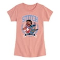 thumbnail image 1 of Disney - Stitch Collegiate Group - Youth Girls Short Sleeve T-Shirt, 1 of 4