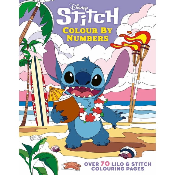Disney Stitch Colour By Numbers