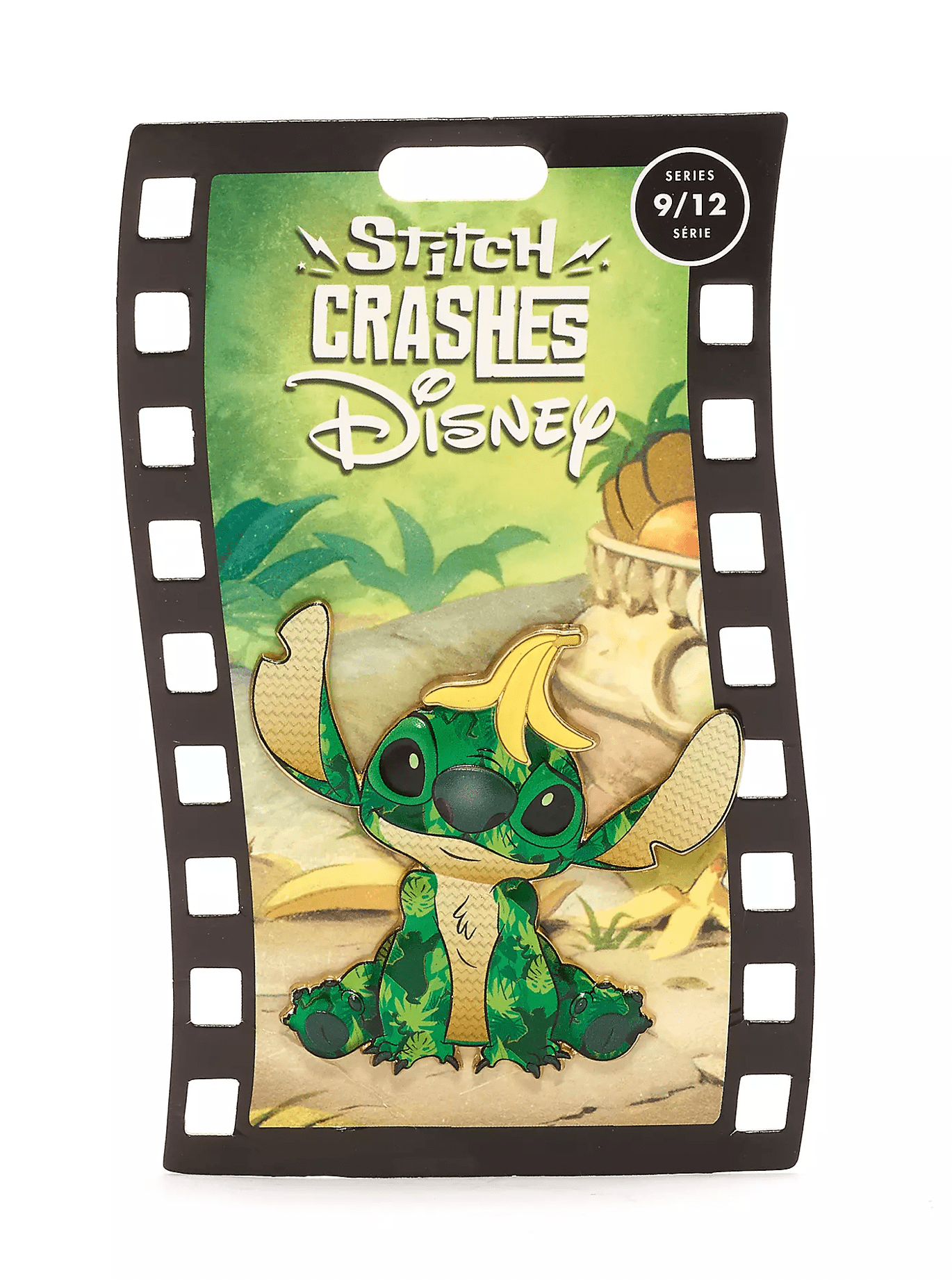 Disney Stitch Crashes The Jungle Book Pin Limited New with Card