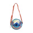 thumbnail image 1 of Disney Stitch Crossbody Bag Purse Zipper Round Blue Kids Girls 5.5" Small, 1 of 6