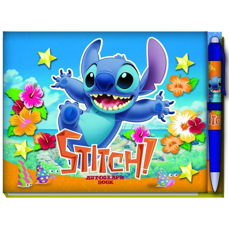 Disney: Officially Licensed Stitch Deluxe Autograph Book with