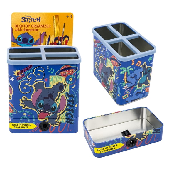 Disney Stitch Desktop Organizer with Sharpener