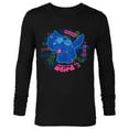 thumbnail image 1 of Disney Stitch Embrace the Weird Freestyle Alien Street Tags- Long Sleeve T-Shirt for Men - Customized-Black, 1 of 5