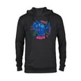 thumbnail image 1 of Disney Stitch Embrace the Weird Freestyle Alien Street Tags- Pullover Hoodie for Adults - Customized-Black, 1 of 5