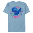 thumbnail image 1 of Disney Stitch Embrace the Weird Freestyle Alien Street Tags- Short Sleeve Blended T-Shirt for Adults - Customized-Ocean Blue, 1 of 5