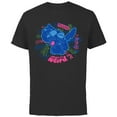 thumbnail image 1 of Disney Stitch Embrace the Weird Freestyle Alien Street Tags- Short Sleeve Cotton T-Shirt for Adults - Customized-Black, 1 of 5