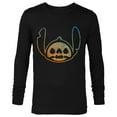 thumbnail image 1 of Disney Stitch Face Halloween - Long Sleeve T-Shirt for Men - Customized-Black, 1 of 5
