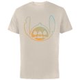 thumbnail image 1 of Disney Stitch Face Halloween - Short Sleeve Cotton T-Shirt for Adults - Customized-Natural, 1 of 5