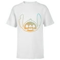 thumbnail image 1 of Disney Stitch Face Halloween - Short Sleeve T-Shirt for Kids - Customized-White, 1 of 5