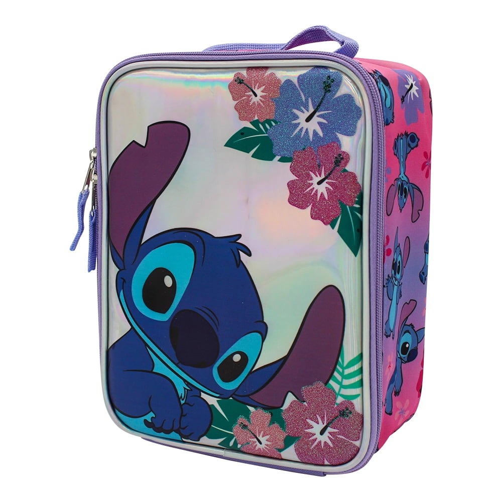 Loungefly Disney Lilo & Stitch Stitch With Flowers Insulated Lunch Bag