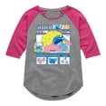 thumbnail image 1 of Disney - Stitch Food Kawaii - Youth Girls Shirt Tail Raglan T-Shirt, 1 of 4