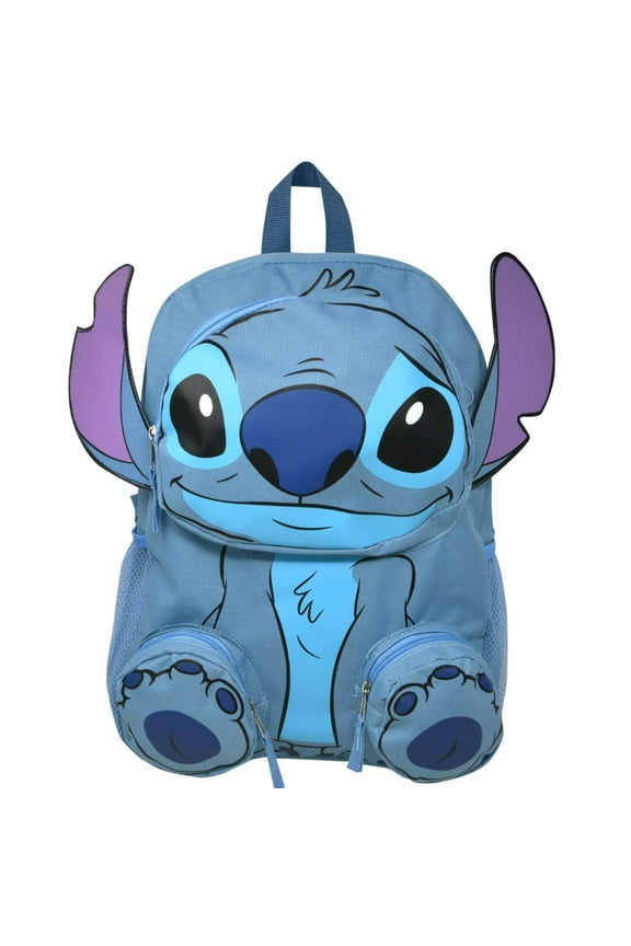 Stitch Front Body 16" Backpack with 3 Zipper Pockets