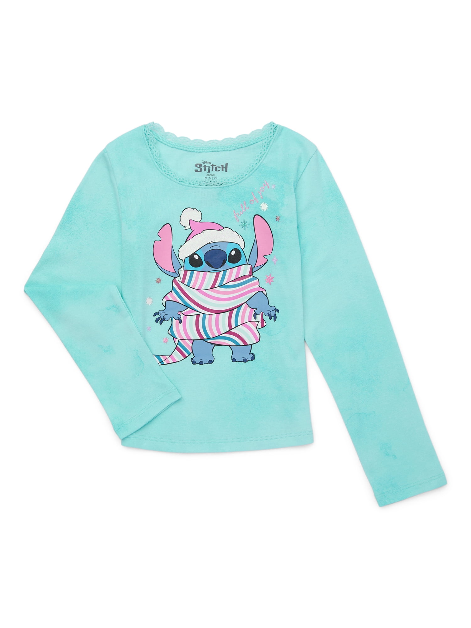 Stitch Girl s Short Sleeve Embellished Graphic T Shirt Sizes 4 16