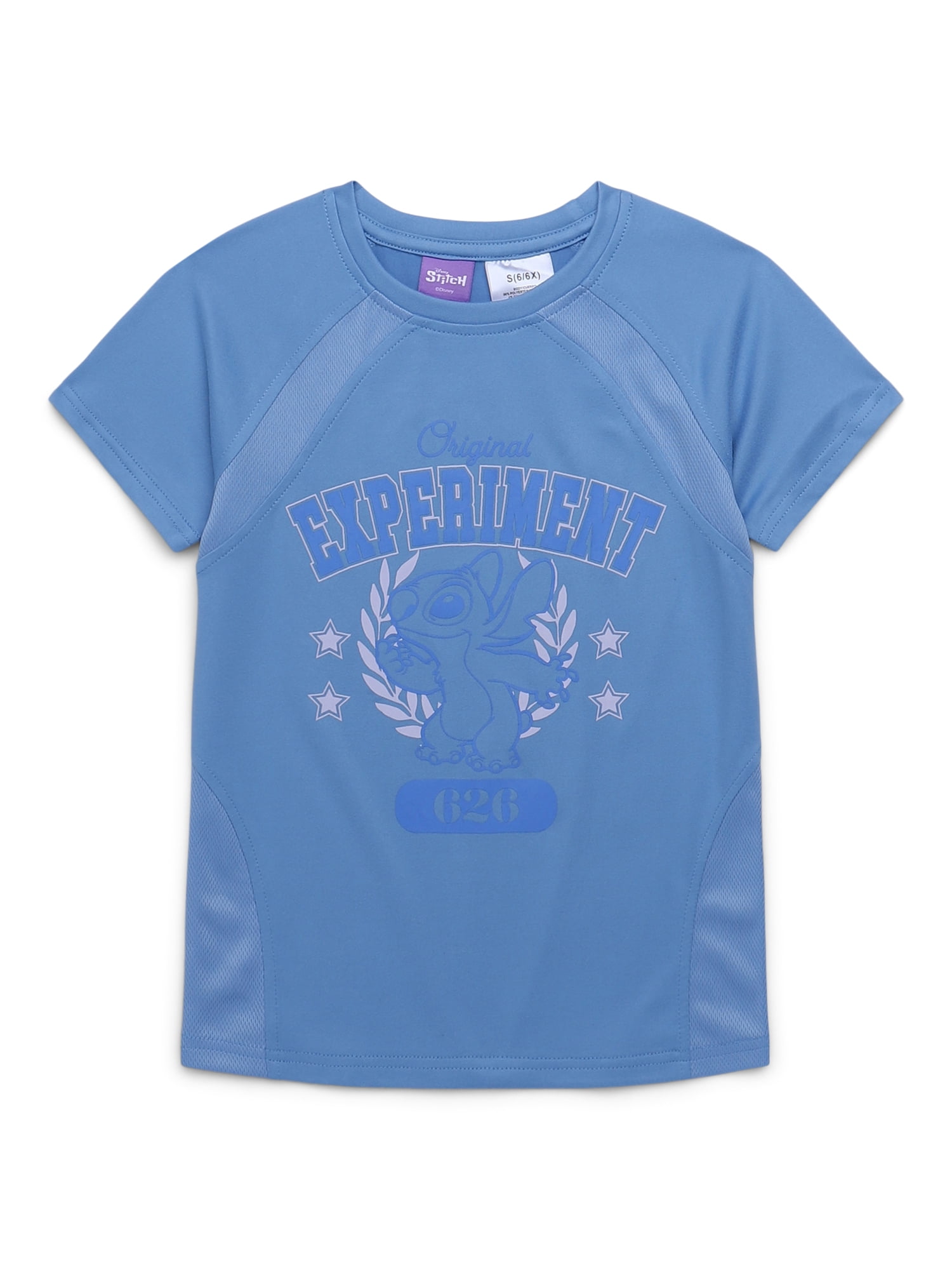 Disney Stitch Girl's Active Graphic Tee, Sizes 4-16
