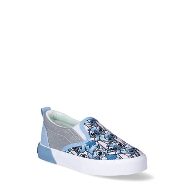 Disney Stitch Girl's Slip-On Twin Gore Sneakers