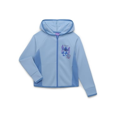 Disney Stitch Girls Active Full-Zip Jacket, Sizes 4-16