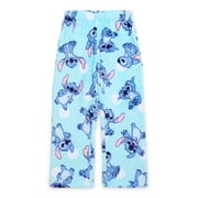 LILO & STITCH Disney Stitch Girls’ Fleece Pajama Pants, Sizes 4-18