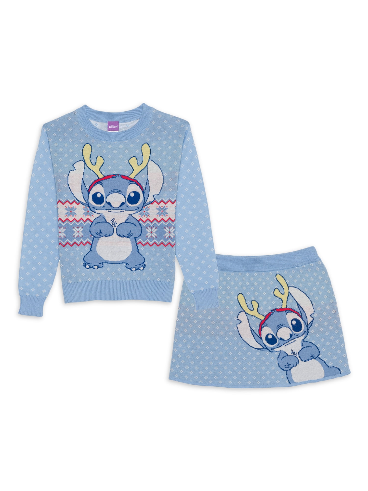 Disney Conjunto de pijama Lilo and Stitch Donuts de 2 piezas para niña